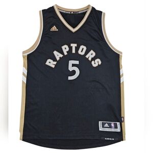 Toronto Raptors DeMarre Carroll 5 Adidas Swingman Jersey Large